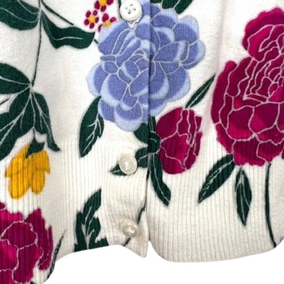 Merona 3/4-Sleeve Floral Cardigan - Picture 3 of 6